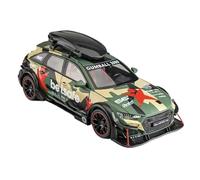 ZHRDWE Diecast Car 1/24 For Audi RS6 Alloy Avant Station Wagon Model Simulation Sound And Light Ornaments Collection Boy Gift Toy Vehicle(Green 2)