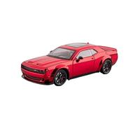 ZHRDWE Diecast Car 1:24 For Dodge Challenger Hellcat Redeye Alloy Die Cast Model Vehicle Gift Boys And Teens(Red)