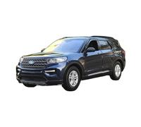 ZHRDWE Diecast Car 1:24 For FORD EXPLORER XLT SUV Alloy Diecasts Metal Toy Off-road Vehicles Car Model Hobby Gifts(Black)