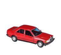 ZHRDWE Diecast Car 1:24 For Mercedes-Benz 190 E 2.6 Alloy Die Cast Model Toy Car Classic Decoration Collection Gift(Red)