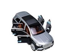 ZHRDWE Diecast Car 1:24 For Mercedes Benz Maybach GLS600 Simulation Alloy Model Car SUV Diecast Metal Toy Vehicles Gifts Toys(Gray)
