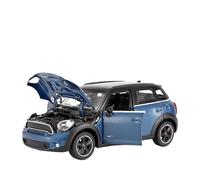 ZHRDWE Diecast Car 1:24 For MINI Countryman Diecast Alloy Toy Car Model Toy Collectibles Dynamic Interactive Decoration Gift(Blue)