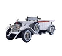 ZHRDWE Diecast Car 1:24 For Rolls Royce Phantom I 1925 Luxury Car Alloy Metal Diecast Model Vehicles Static Ornament Gifts(White)