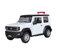 ZHRDWE Diecast Car 1:24 For Suzuki Jimny Off Road SUV Alloy Diecast Model Vehicle Sound Light Hobby Birthday Festival Day Gift(White)