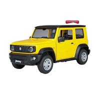 ZHRDWE Diecast Car 1:24 For Suzuki Jimny Off Road SUV Alloy Diecast Model Vehicle Sound Light Hobby Birthday Festival Day Gift(Yellow)