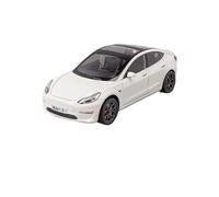 ZHRDWE Diecast Car 1:24 For Tesla 3 Alloy Car Model Boys And Teens Hobby Toys(White)