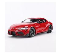 ZHRDWE Diecast Car 1:24 For Toyota GR Supra Alloy Model Car Die-cast Vehicle Game Scene Furnishings Are Diverse Vehicle(Red)