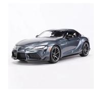ZHRDWE Diecast Car 1:24 For Toyota GR Supra Alloy Model Car Die-cast Vehicle Game Scene Furnishings Are Diverse Vehicle(Gray)