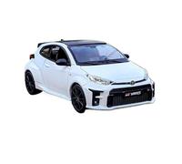 ZHRDWE Diecast Car 1/24 For Toyota GR Yaris SUV Alloy Diecasts Metal Toy Car Vehicles Model Collection Gifts(White)
