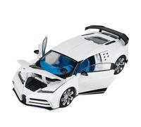 ZHRDWE Diecast Car 1:32 Bugatti Centodieci Simulation Alloy Supercar Boy Gift Toy Miniature Car(White)