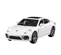 ZHRDWE Diecast Car 1:32 For Porsches Panamera Coupe Alloy Diecast Car Toy With Lights And Music Gift For Boys And Teens(White)