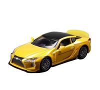 ZHRDWE Diecast Car 1:32 LC500 Alloy Sports Toy Racing Vehicle Model Simulation Sound And Light Collection For Boys Gifts Miniature Car(Yellow)