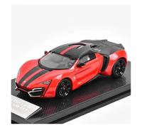 ZHRDWE Diecast Car 1/64 For Lykan Sports Car Alloy Model Die-Cast Vehicle Toys Art Decoration Hobby Gifts(Red 2)