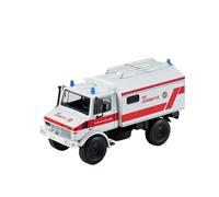 ZHRDWE Diecast Car 1:64 For Saint John Ambulance U1300L Alloy Miniature Die-cast Toy Vehicles Hobby Collection