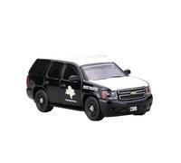 ZHRDWE Diecast Car 1:64 For Tahoe Police SUV Alloy Car Model Diecast Toy Vehicles Collectibles Boy Adult Enthusiasts