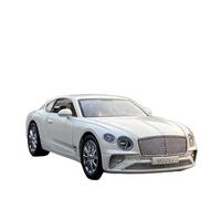 ZHRDWE Diecast Car Large Size 1:24 For Continental GT Alloy Diecasts Open All Doors Alloy Model Car Toys And Hobbies(White)
