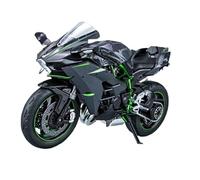ZHRDWE Motorbike Toy 1/9 For Collector's Edition KAWASAKI H2R Alloy Racing Motorcycle Metal Street Motorcycle Model Adult Gifts For Boys Vehicle(Black 1)