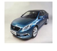 ZHRDWE Toy Car 1:18 For Beijing Hyundai Ninth Generation Sonata Metal Alloy Diecast Vehicle Model Car Toy Ornament Souvenir(Blue)