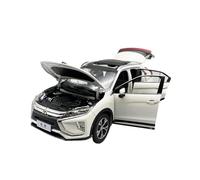 ZHRDWE Toy Car 1:18 For Mitsubishi Eclipse Cross SUV Diecast Metal Car Model Static Collection Christmas Birthday Vehicle Gift(White)