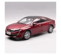 ZHRDWE Toy Car 1:18 For Peugeots 508L Red Large-Scale Diecast Model Car Hobby Toy Gift Collectibles