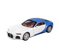 ZHRDWE Toy Car 1:24 For Bugatti Atlantic Sport Car Toy Model Alloy Diecast Sound Light Vehicle Toys And Hobbies(White)
