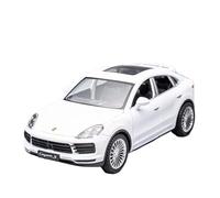 ZHRDWE Toy Car 1:24 For Cayenne S SUV Die Cast Metal Toy Vehicle Christmas Birthday Gift Boys Girls(White)