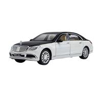 ZHRDWE Toy Car 1:24 For Maybach S600 S650 Deluxe Edition Toy Car Model Indoor And Outdoor Gaming(White)