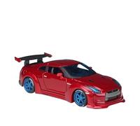 ZHRDWE Toy Car 1:24 For Nissan Skyline Ares GT-R Tokyo Drift 2009 Red Blue Diecast Model Car Hobby Toy Gift Collectibles(Red)