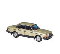 ZHRDWE Toy Car 1:24 For VOLVO 240 GL Classic Old Diecast Model Car Toy Gift Collection Vehicles(Yellow)
