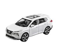 ZHRDWE Toy Car 1:32 For Nissan X-TRAIL SUV Alloy Diecast Metal Toy Off-road Vehicles Car Model Indoor And Outdoor Gaming(White)