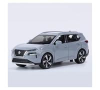 ZHRDWE Toy Car 1:32 For Nissan X-TRAIL SUV Alloy Off-Road Vehicle Diecast Toy Car Model Indoor And Outdoor Gaming Gifts(Gray)