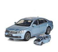 ZHRDWE Toy Car 1:32 For VW Passat 380 TSI Diecast Model Car Toy Collectible Sound Light Christmas Birthday Gift(Blue 2)