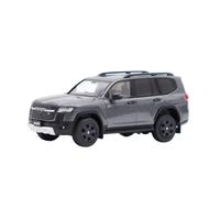 ZHRDWE Toy Car 1:64 Toyota Land Cruiser LC300 Miniature Vehicle Die-cast Metal Car Ornament Souvenir Toys Gifts(Gray)