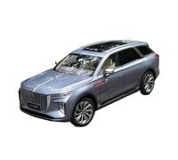 ZHRDWE Toy Car Die-casting 1:18 Red Flag E HS9 Large Size Static Ornament Collection Alloy Car Model(Gray)