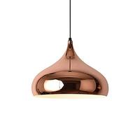 ZHRENXN Modern And Simple Rose Gold Iron Chandelier, E27 Single Head Hanging Light, Recessed Ceiling Pendant Lamp, Bedroom Kitchen Island Decorative Chandelier