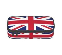 ZhRiYan Canadian flag Print Pencil Case â€“ Stationery Pouch Bag for Office, and Travel â€“ Spacious Compartments, Zipper Closure, British Flag, One Size, Print