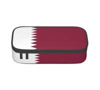 ZhRiYan Flying Seagulls Print Pencil Case â€“ Stationery Pouch Bag for Office, and Travel â€“ Spacious Compartments, Zipper Closure, Qatar Flag, One Size, Print