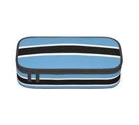 ZhRiYan The budding and turning flower Print Pencil Case â€“ Stationery Pouch Bag for Office, and Travel â€“ Spacious Compartments, Zipper Closure, Flag of Botswana, One Size, Print