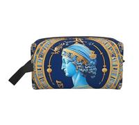 ZhRiYan Travel Cosmetic Bag â€“ Reusable Dopp Kit with Love Goddess Full-Sided Print for Toiletry, Makeup, Accessories, and More, White, One Size, White, One Size