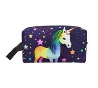 ZhRiYan Travel Cosmetic Bag â€“ Reusable Dopp Kit with One-horse star Full-Sided Print for Toiletry, Makeup, Accessories, and More, White, One Size, White, One Size