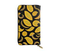 ZhRiYan Unknown creatures Print Leather Long Clutch Wallet â€“ Fashion Women's Personalized Wallet with Coin Pocket, Black, One Size, Black, One Size