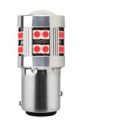 ZHROKNM 2/4 PCS 1156 BA15S 1157 BAY15D LED Bulb 12V 3030-24SMD 6500K White Yellow Red Car Tail Brake Parking Turn Signal Lights(2 PCS,1157 Red)