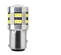 ZHROKNM 2/4 PCS 1156 BA15S 1157 BAY15D LED Bulb 12V 3030-24SMD 6500K White Yellow Red Car Tail Brake Parking Turn Signal Lights(4 PCS,1157 White)