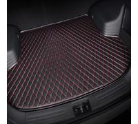 ZHSDMB Boot liner for Audi Q6 2023-2024, Tailored Car Boot Mat, Waterproof Antislip Antiscratch Car Trunk Protector Pad, Auto Interior Accessories,B-BlackRed