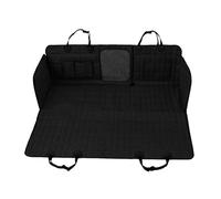 ZHSDMB Car Seat Cover for Dogs for Lexus IS ES GS LS LFA CT UX NX RX GX LX RC, Waterproof Anti-scratch Nonslip Durable Dog Hammock for Cars, Rear Back Seat Cover, With Mesh Window,Black