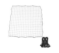 ZHSOAO 1/2SET Soccer Rebounder Net with Elastic Ropes Kickback Football Practice Target Goal Mesh for Kids Teens Training Aid for Football Training(1SET)