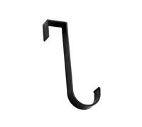 ZHSOAO 20PCS Practical Wide Application Aluminium Alloy Creative Useful Punching-Free Bathroom Organizer Pothooks Wall Hook Radiator Hanger for Standard Radiators(Black- A)