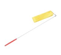 ZHSOAO 8pcs Professional Gym Ribbons Art Gymnastic Ballet Streamer Dance Ribbon Rhythmic for Children Gymnastics(2M Yellow)