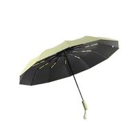 ZHSOAO Reinforced 24-Bone Umbrella, Men's Business Strong Wind-resistant Umbrella, Anti-UV Sunscreen Umbrella Women's Sunny for Men Women(Matcha green)