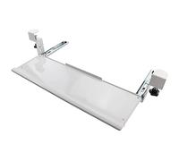 ZHSYXLB Ergonomic Keyboard Tray Under Desk - Black White Slide Keyboard Stand - Pull Out Drawers Keyboard Shelf - Clamp On The Table - for Home Office Desk Extender Wrist Rest